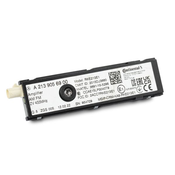 Amplificador de antena Mercedes CLA 118, GLE 167, A-Class 177, C-Class 205, E-Class 213 238, S-Class 217, S-Class 222, EQA 243, GLA 247, GLC 253, AMG GT 290, EQC 293, G-Class 463 464